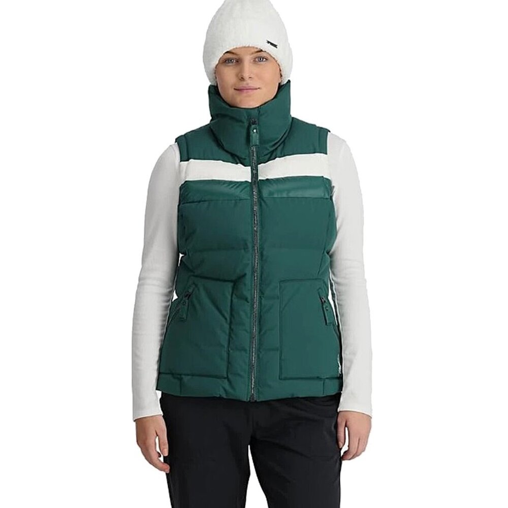 NEW $249 Spyder Eastwood Down Puffer Vest!  Exo Shield Waterproof 700 Fill Down